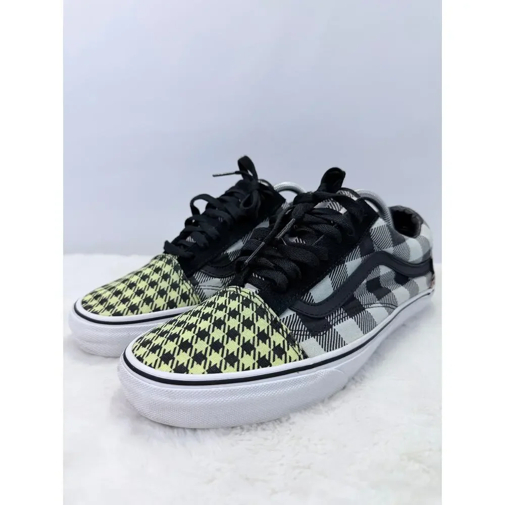 Vans Old Skool Plaid Houndstooth Buffalo Check Mens Size 10 Sneakers